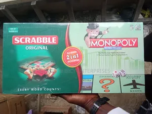 2 in 1 Scrabble and Monopoly
