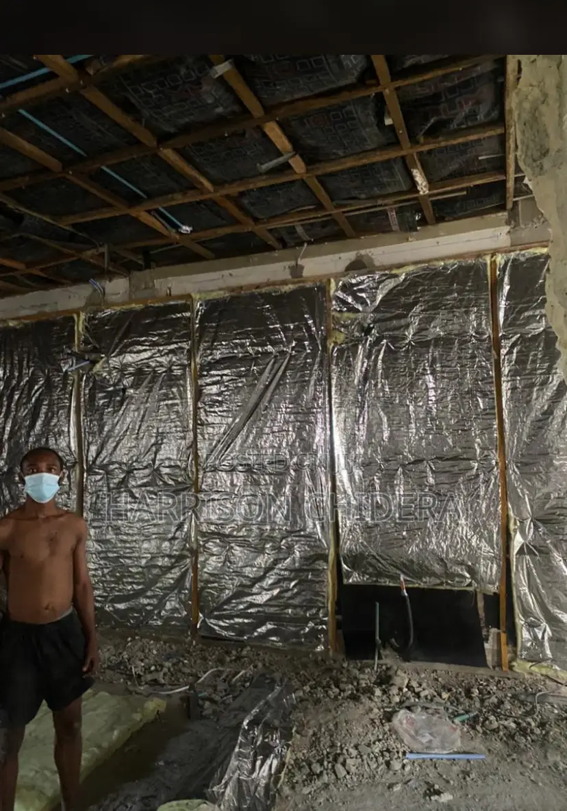 Wall Acoustic Rockwool Installation