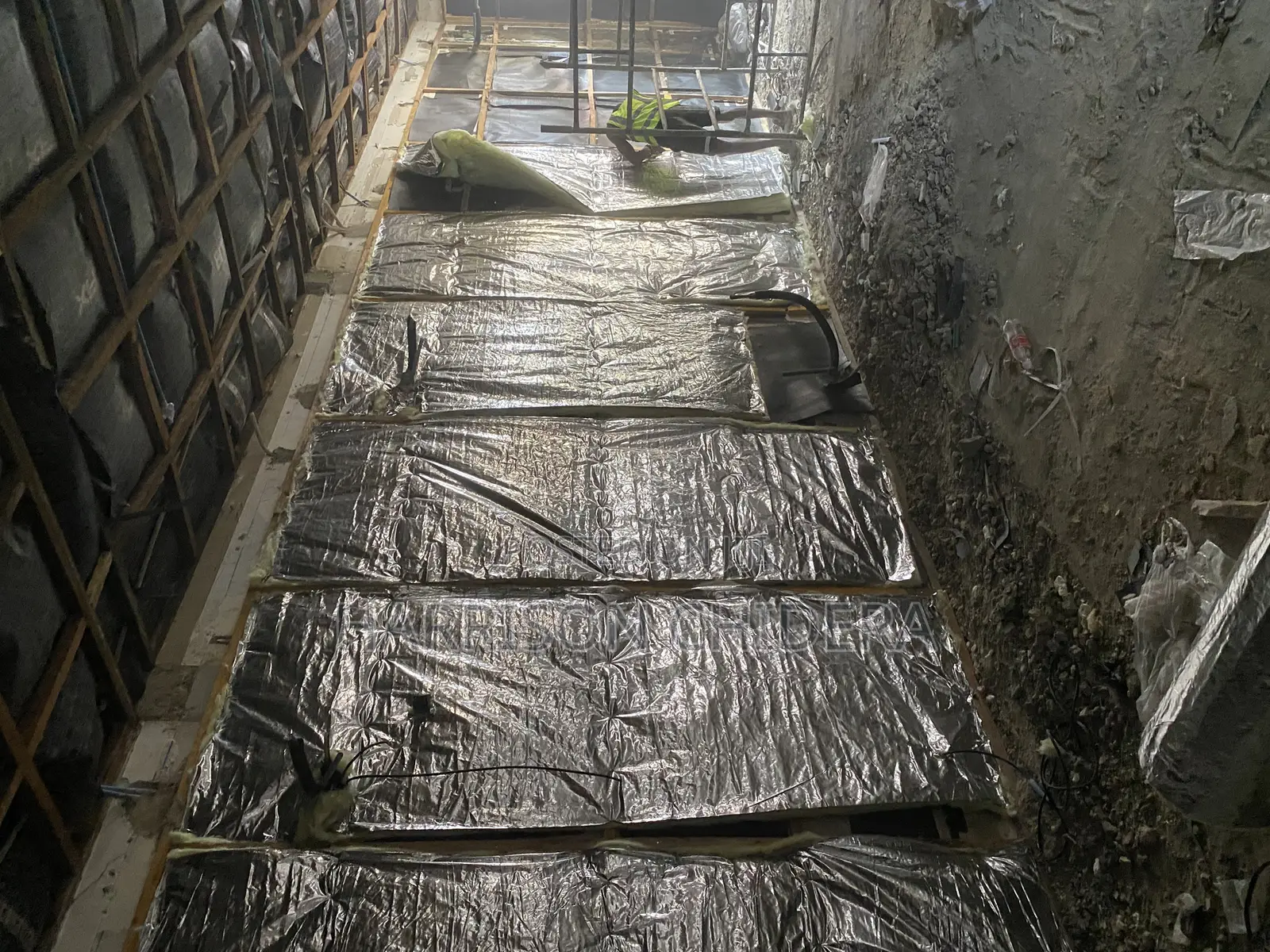 Wall Acoustic Rockwool Installation