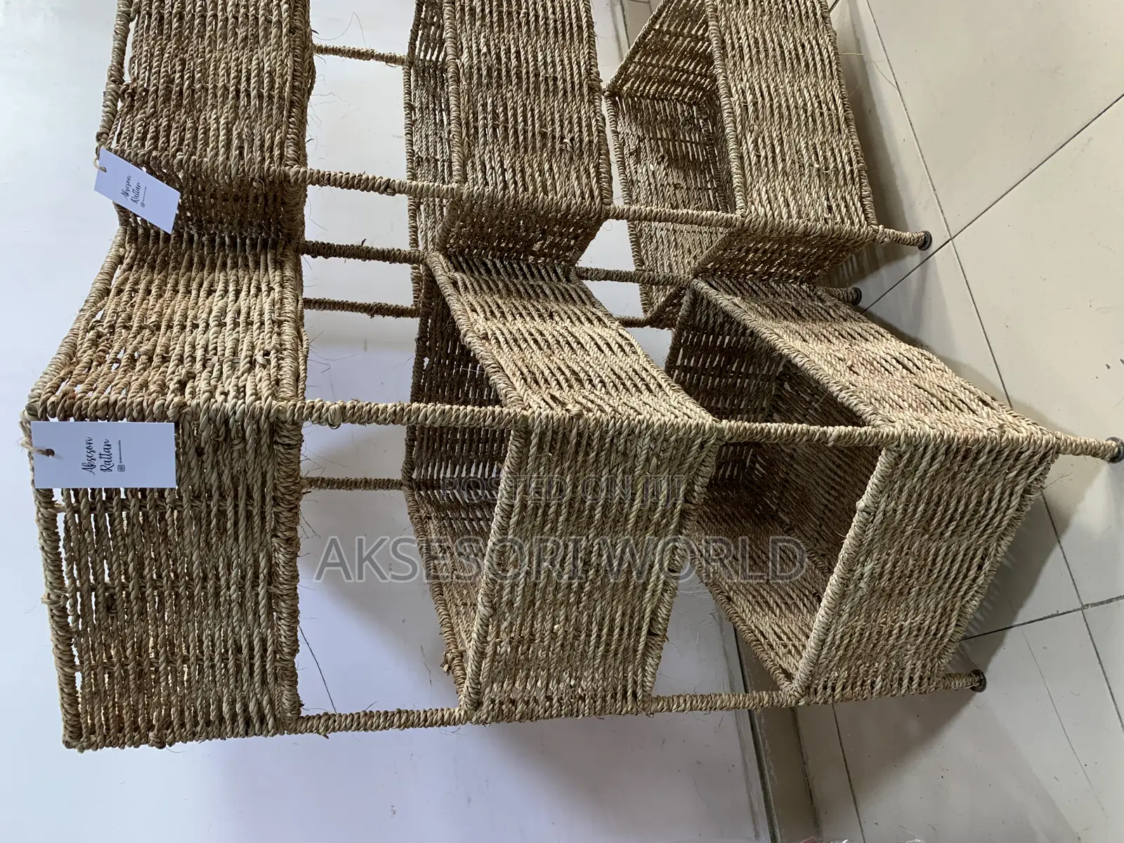 3 in 1 Rattan Rack