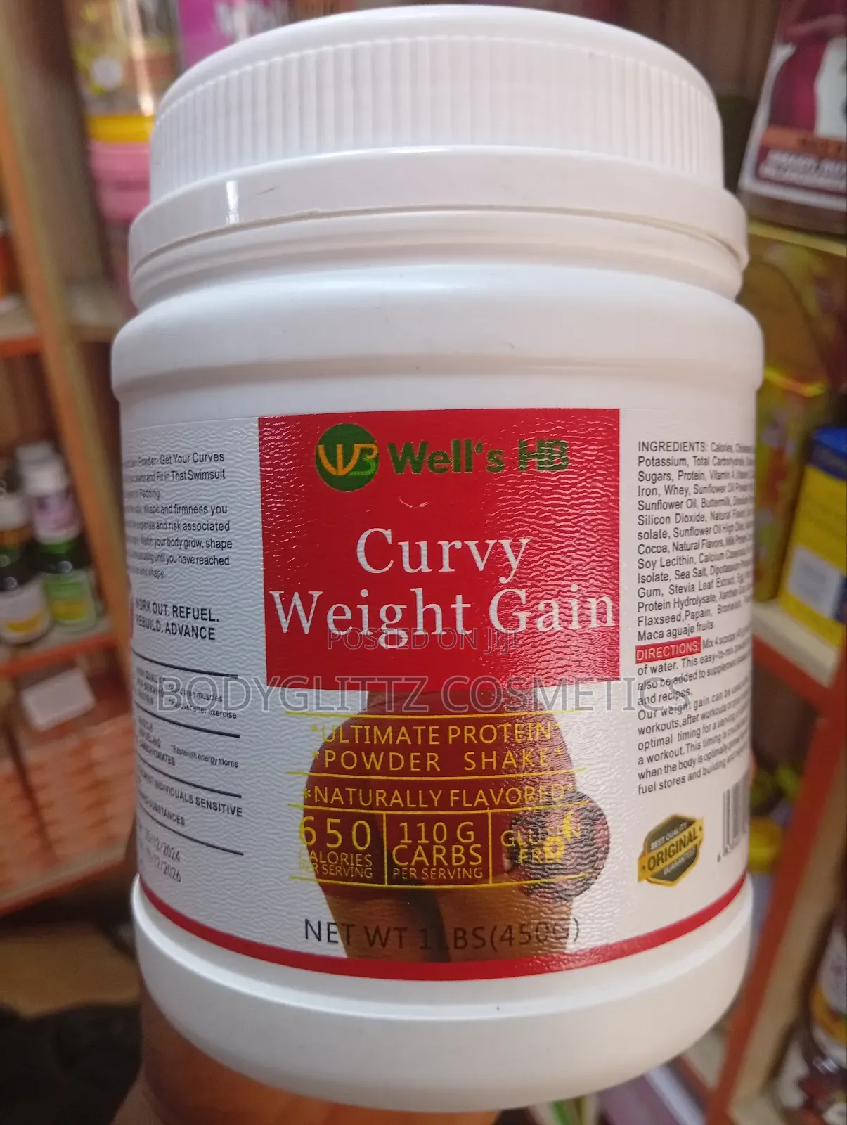 Well's Hb Curvy Weight Gain
