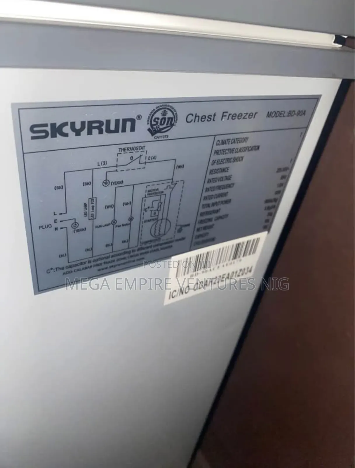 Skyrun Freezer