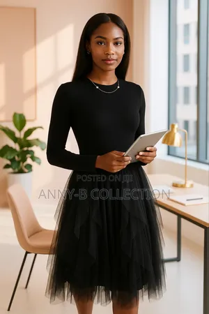 Photo - Plain Black Ladies Dress Thrift
