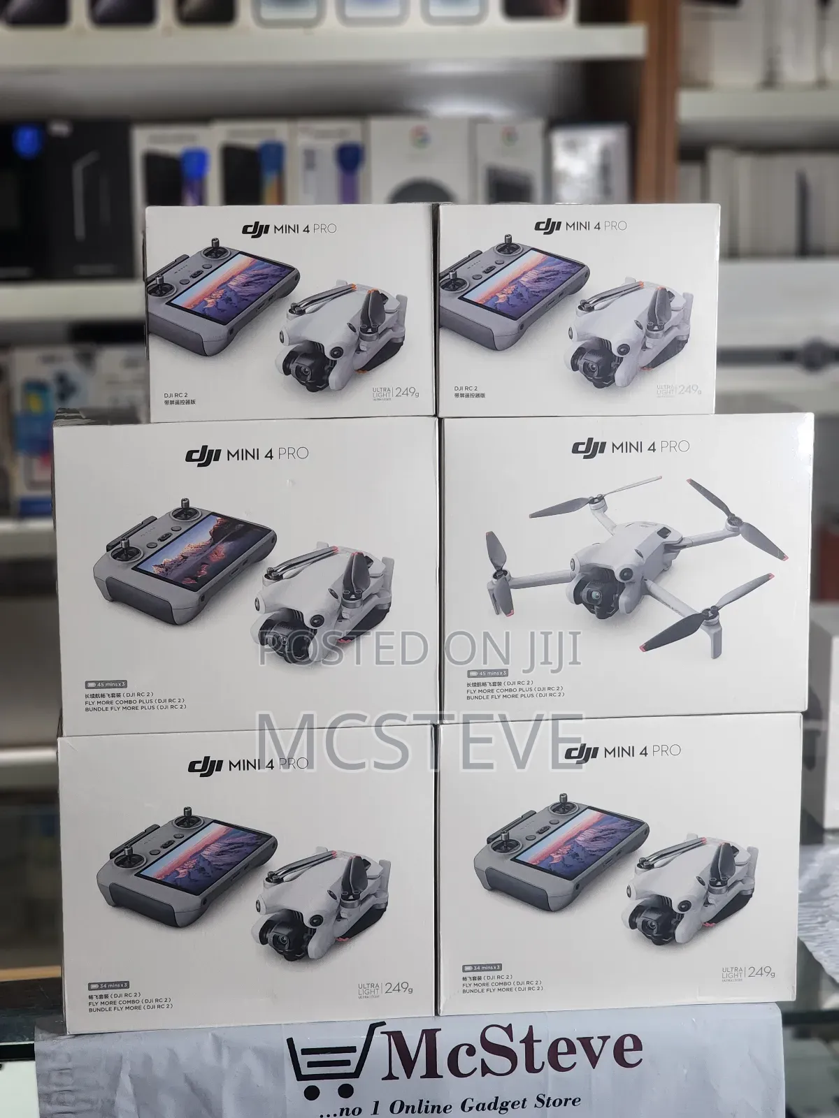 Dji Mini 4 Pro Drone With Rc 2 Controller