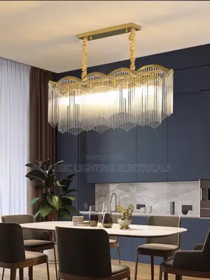 Light Luxury French Living Room Stainless Steel Pendant