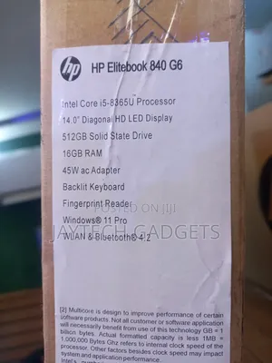 New Laptop HP EliteBook 840 G6 16GB Intel Core i5 SSD 512GB
