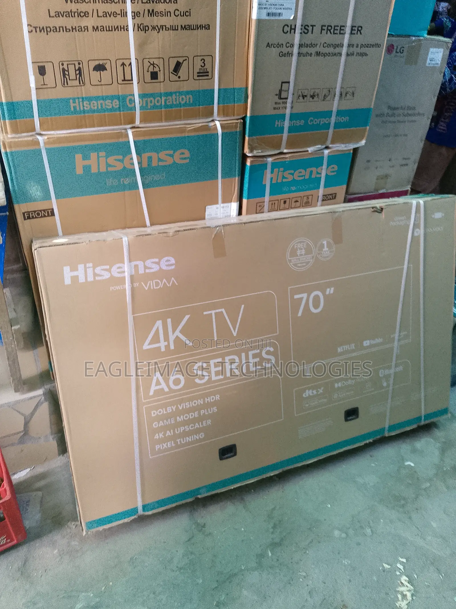 Authentic Hisense 70a6k Android Uhd Tv