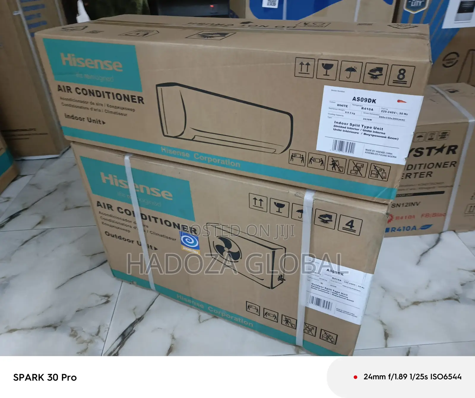 Smart Temperature Split Unit - Hisense 1hp Ac - As09dk