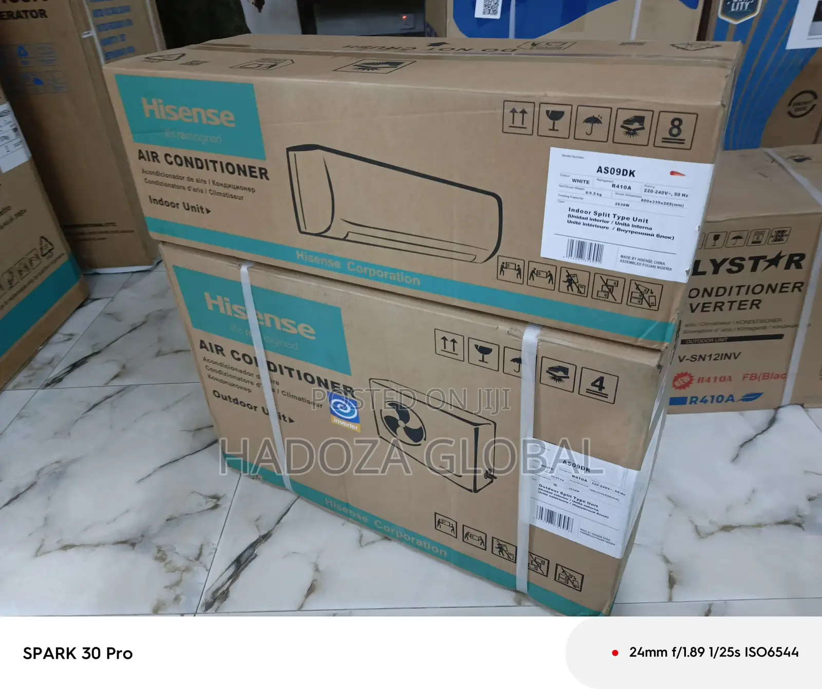 Smart Temperature Split Unit - Hisense 1hp Ac - As09dk