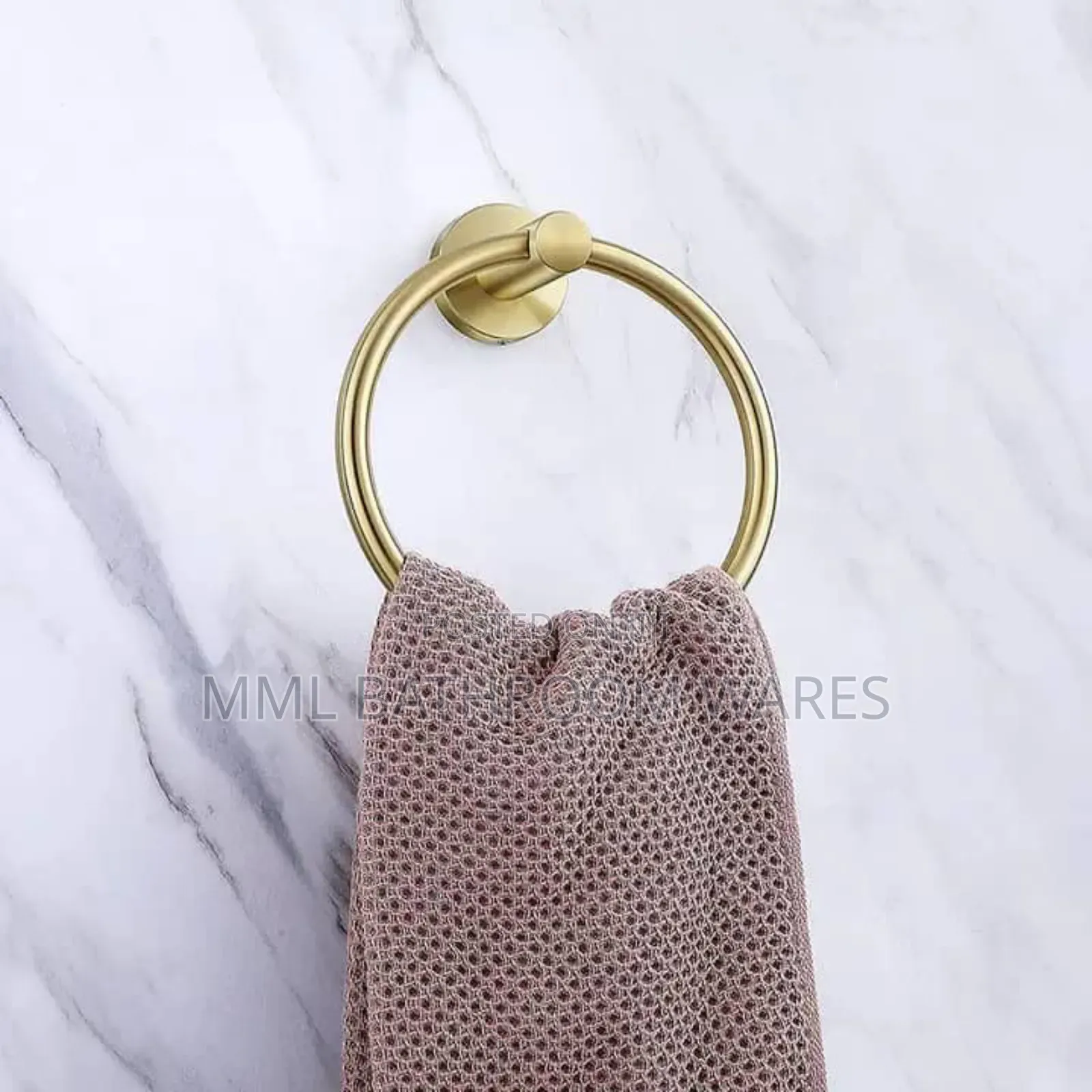 Gold Bathroom Towel Ring