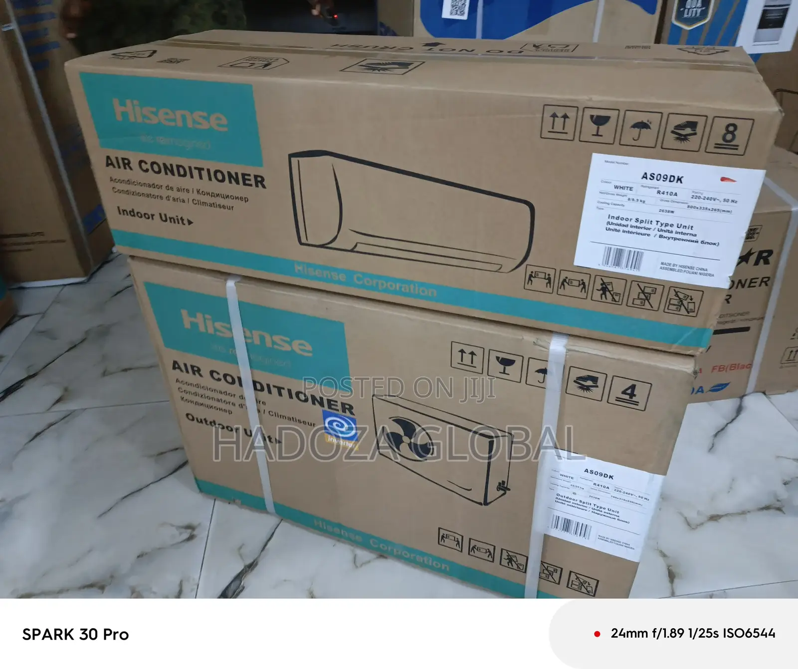 Indoor Cooling Solution - Hisense 1hp Ac - As09dk Model