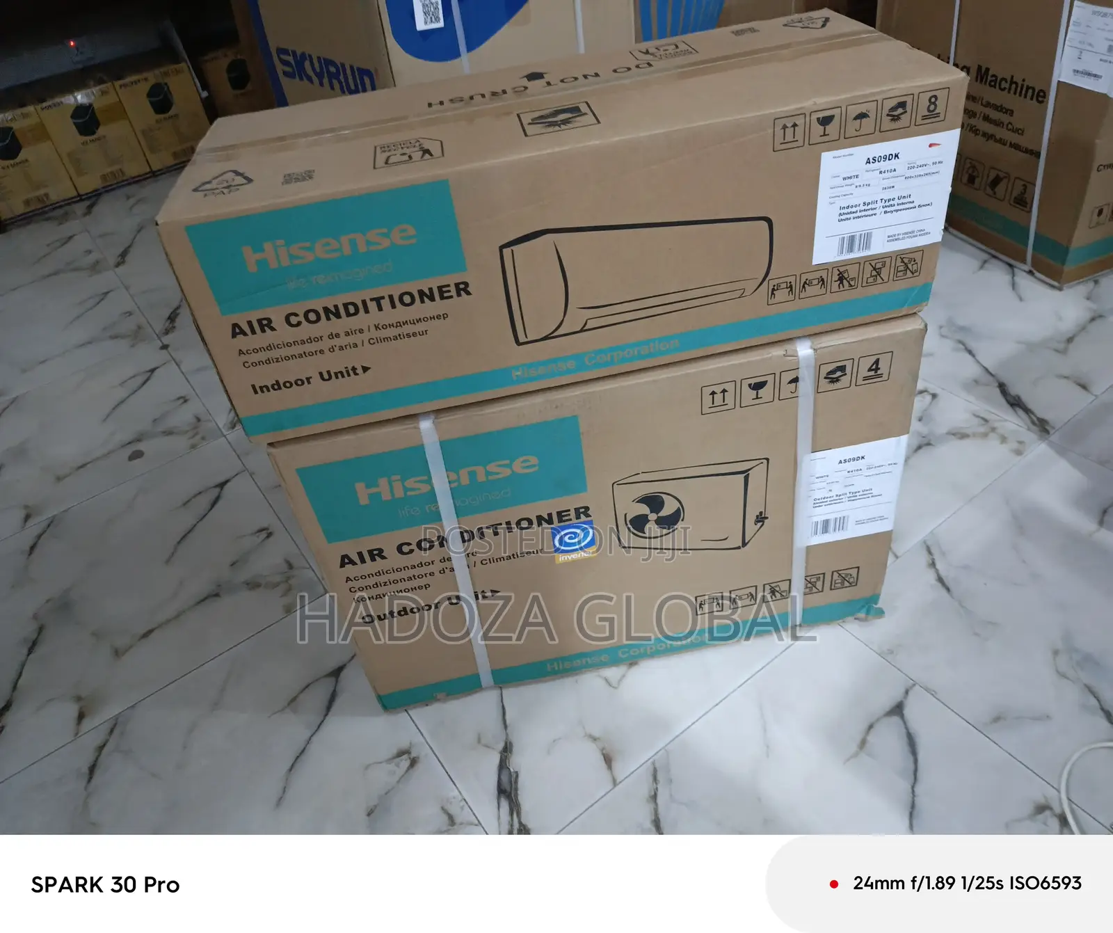 Low Consumption Split Ac - Hisense 1hp - Model: As09dk