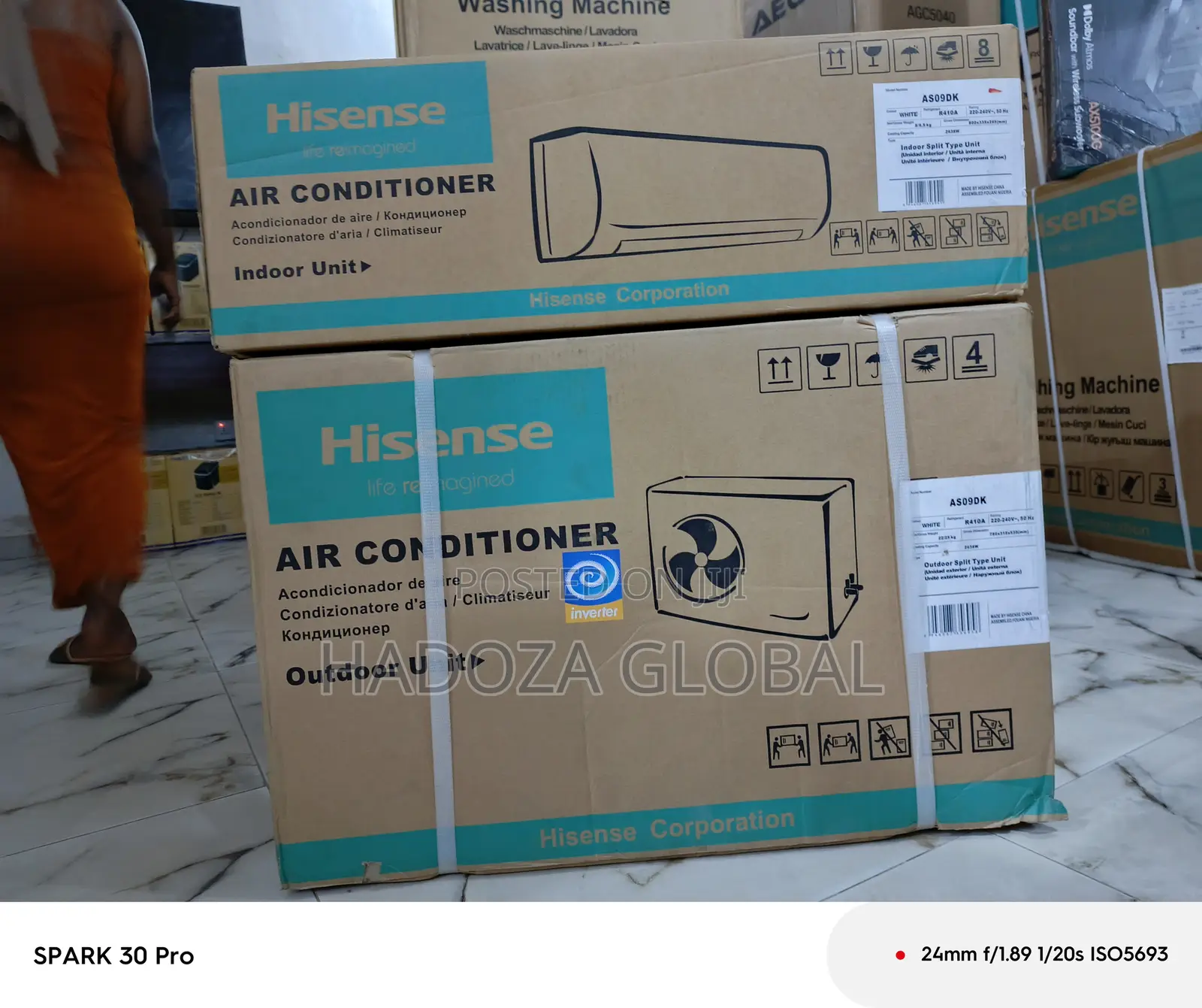 Cool Breeze Aircon With Split System - Hisense 1hp - As09dk