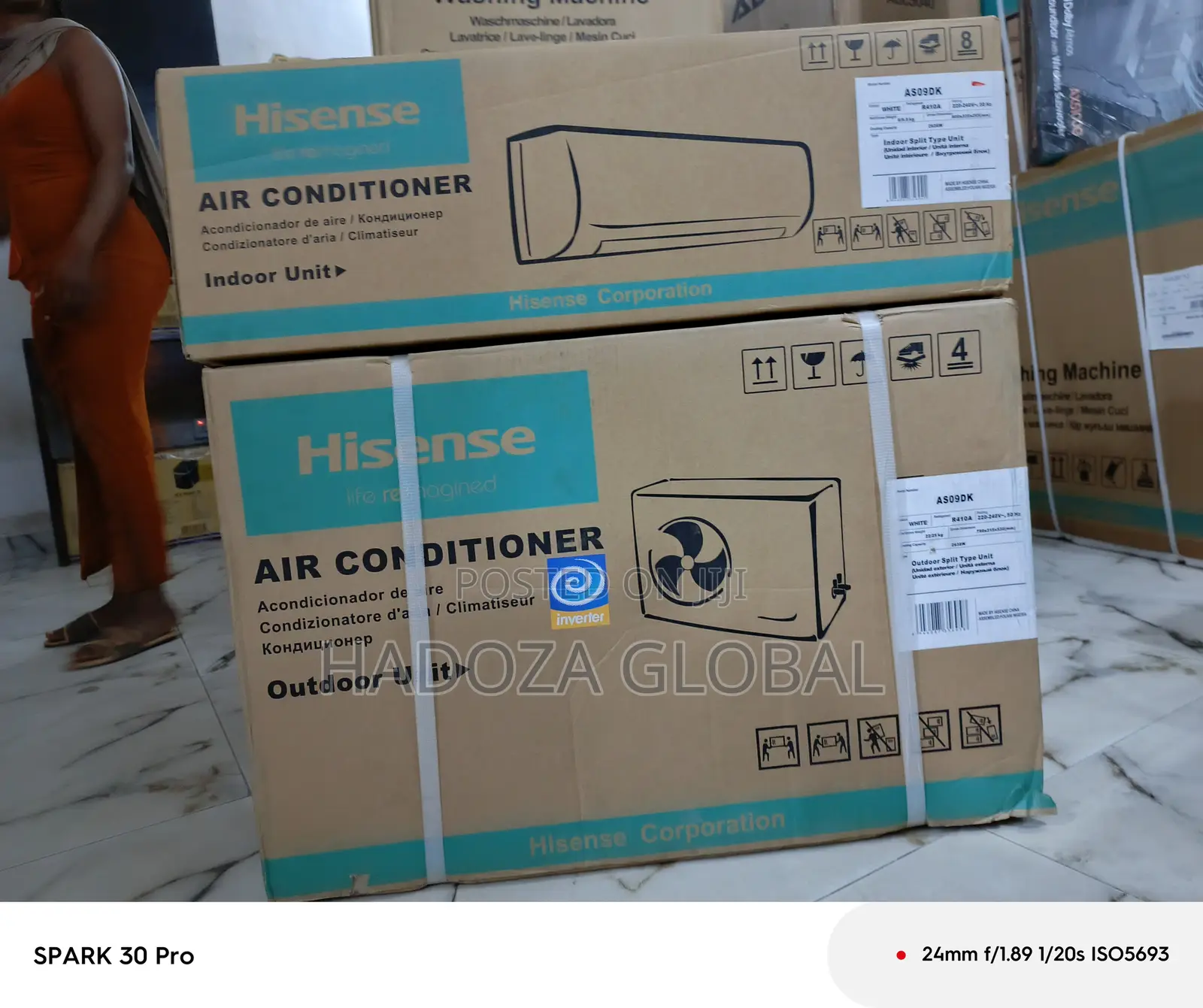 Cool Breeze Aircon With Split System - Hisense 1hp - As09dk