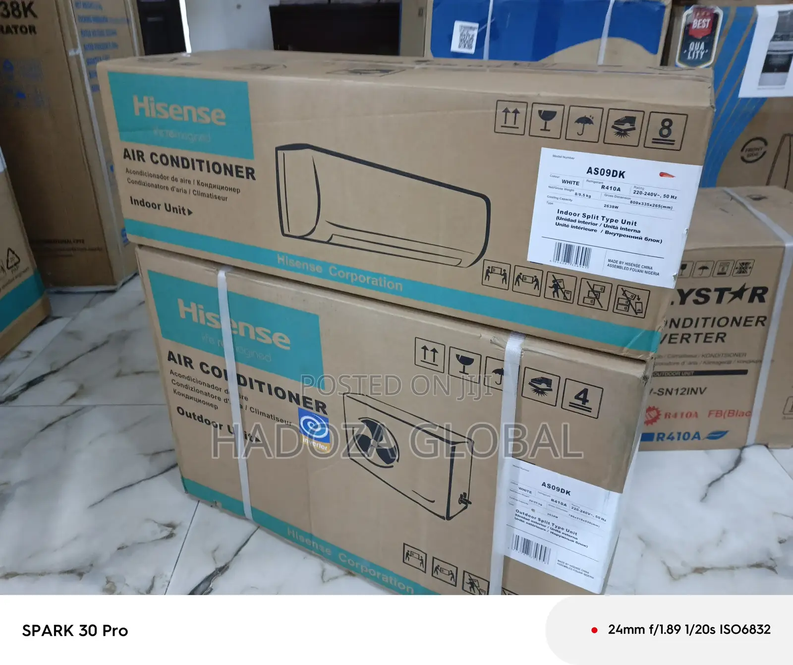 Cool Breeze Aircon With Split System - Hisense 1hp - As09dk