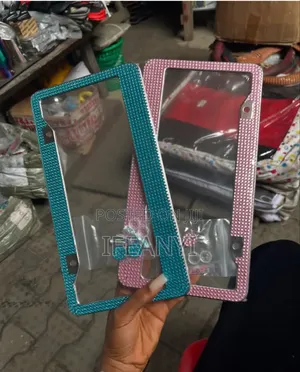 Glitter Plate Number Cover