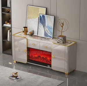 Photo - Classic Fireplace Tv Stand