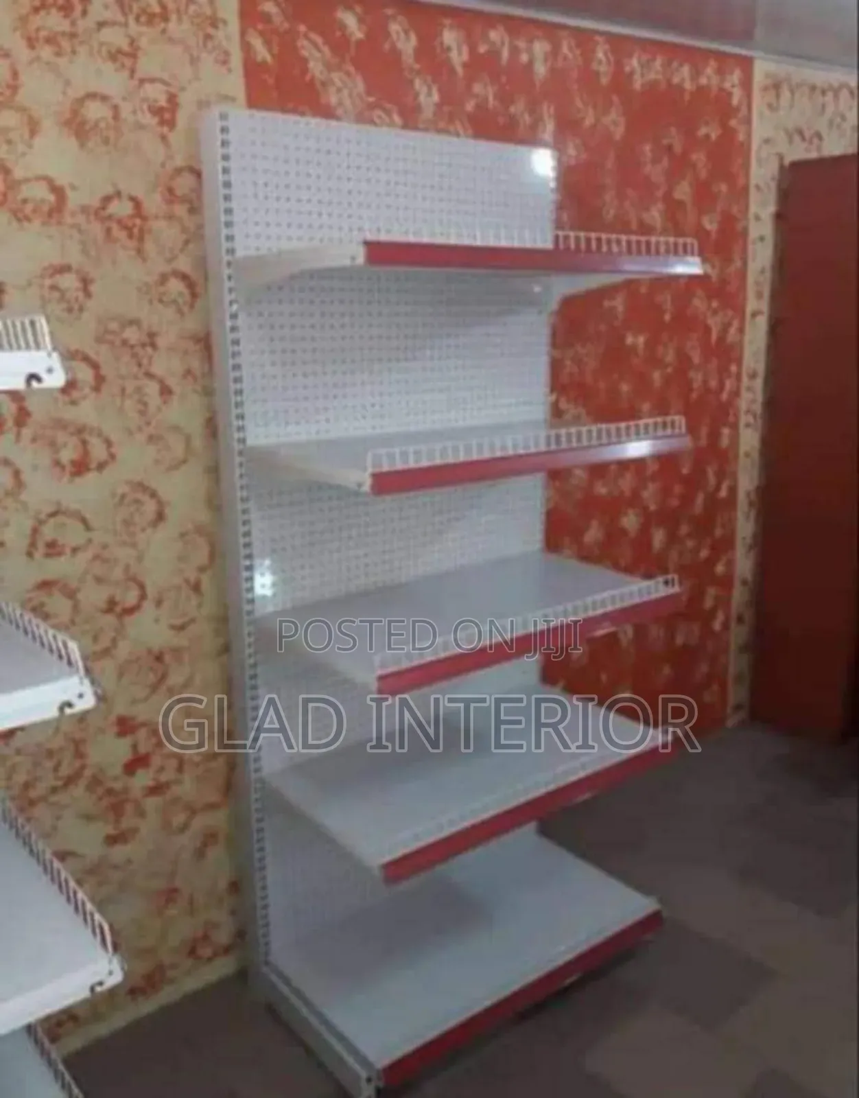 Single Sided Supermarket Shelves