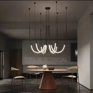 Nordic Modern Art Line Led Pendant Lights