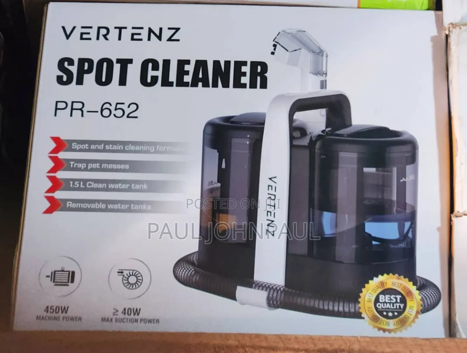 Vertenz Spot Cleaner Pr-652
