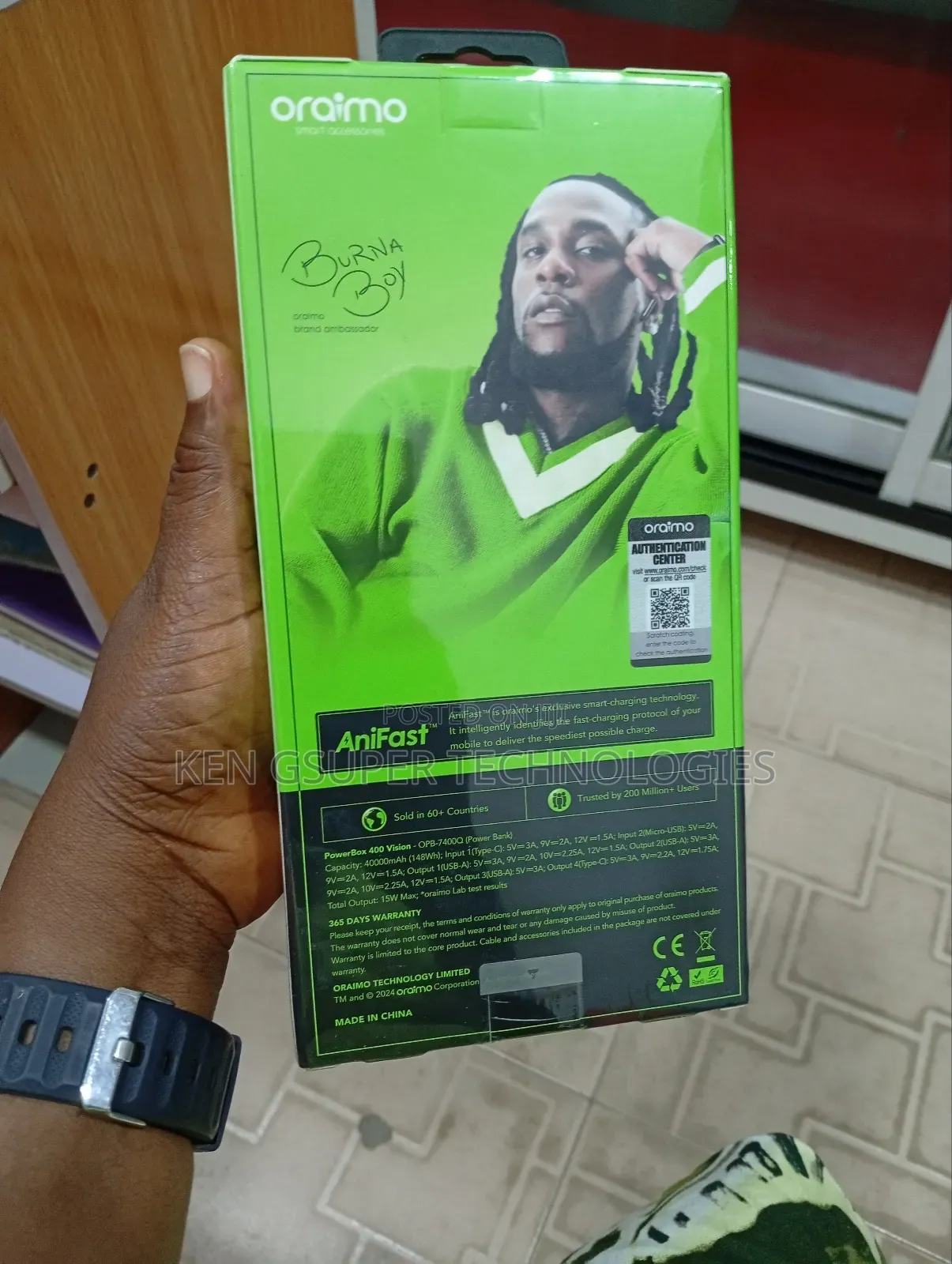 Oraimo 40000mah Power Bank