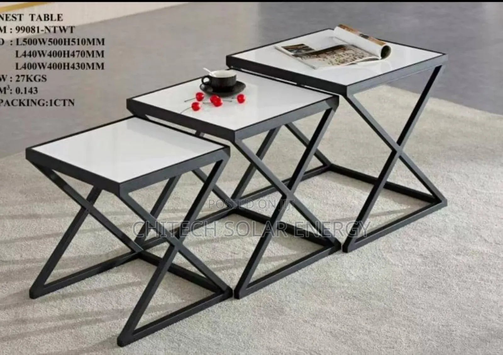 Side Table 3 in 1 Set