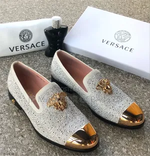 Newly Versace Stock Solid Shoes.