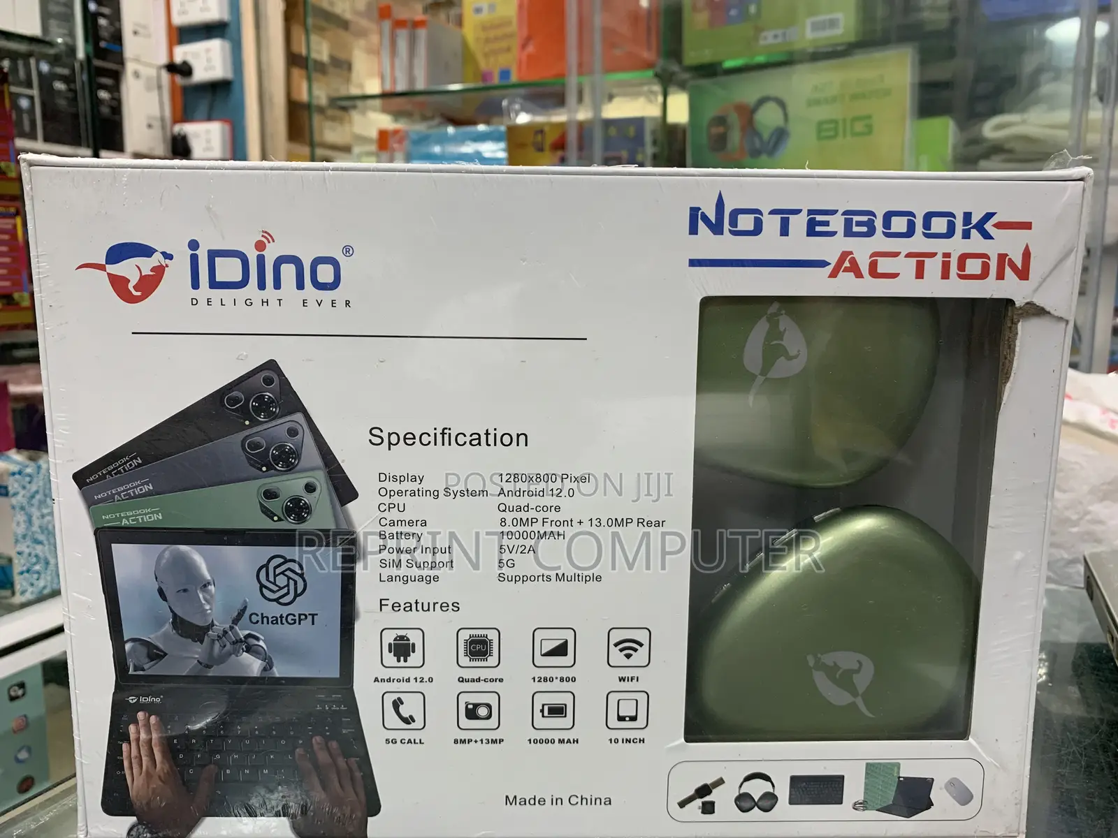 New Idino Notebook Action 512 GB Gray