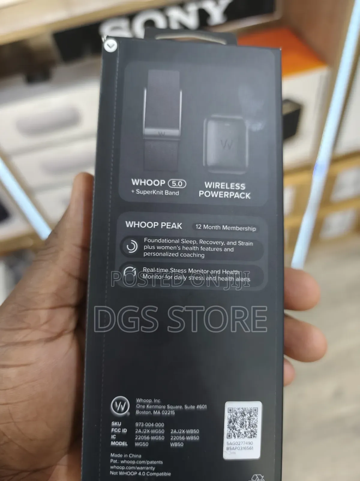 Whoop Peak 5.0 Sensor Tracker