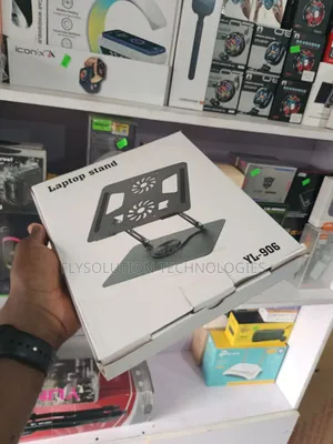 Yl-906 Aluminum Laptop Stand Dual Cooling Fans