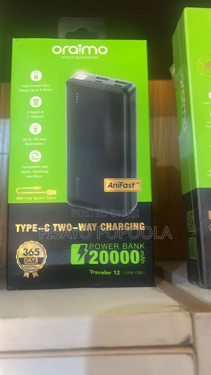 Oraimo Power Bank and Accessories