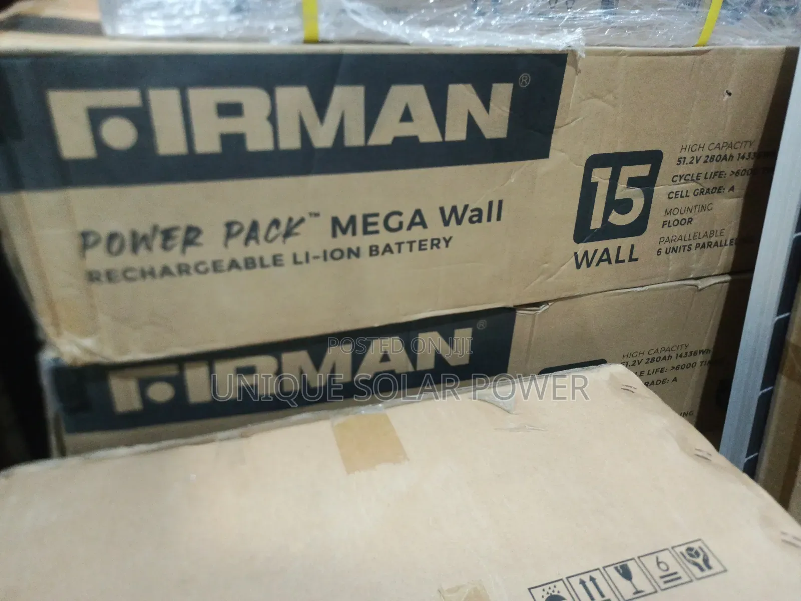 Firman 15kwh Lithium Battery (51.2v) With Control Box