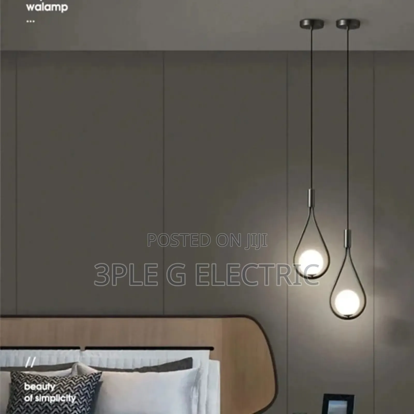 Morden Single Bedside Lamp
