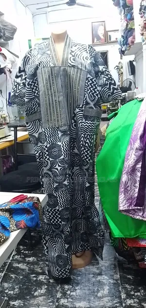 Photo - Kaftan Dress Mixed With Gele