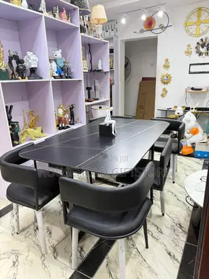 Marble Design 6 Seater Dining Table and Chair