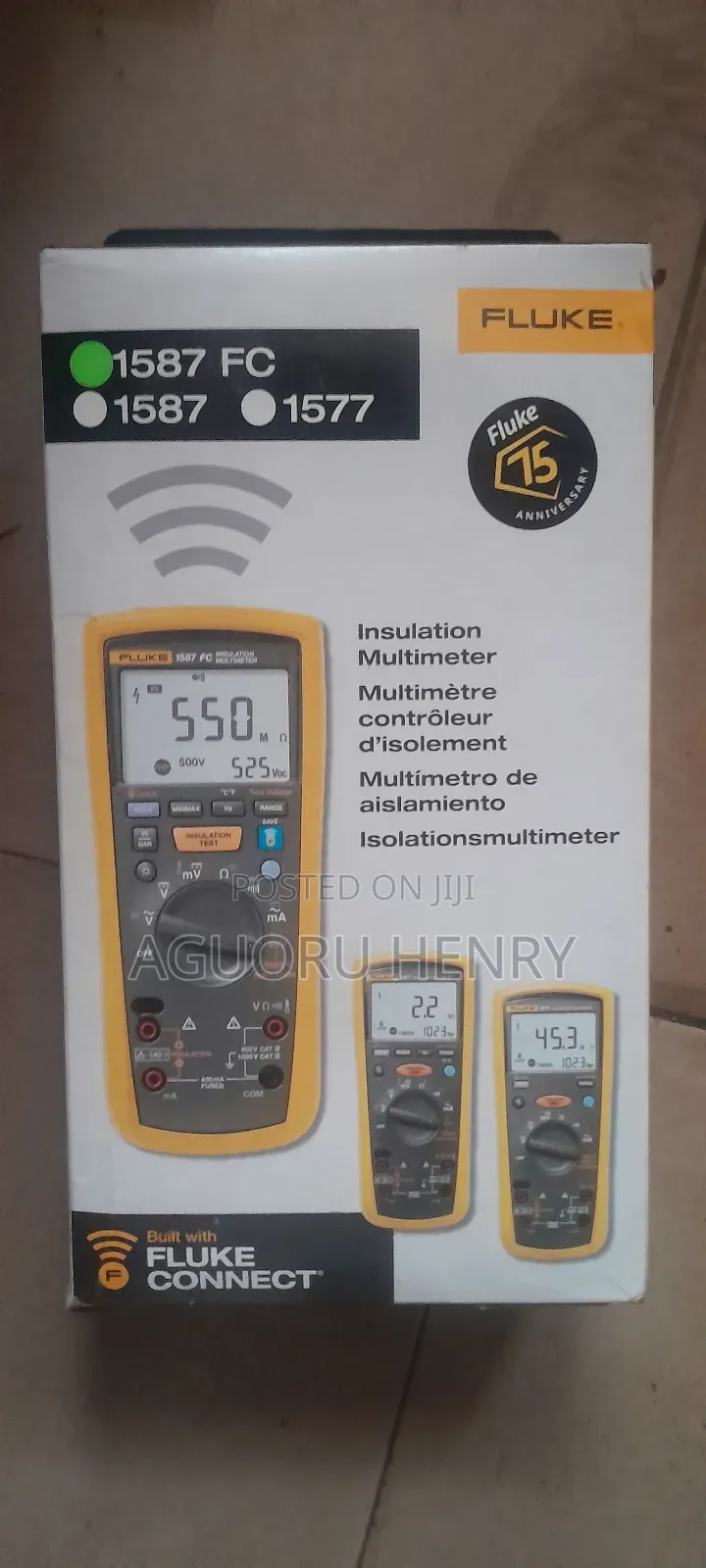 Insulation Multimeter Fluke 1587