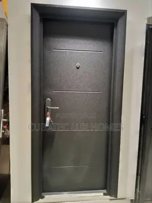 3ft Black Jiuhua Door