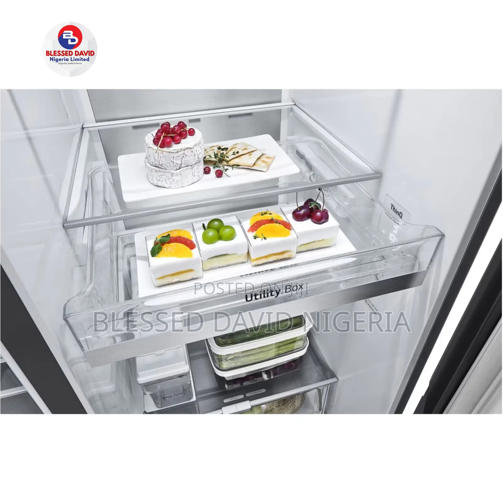 Lg Side By Side 674l Water Dispenser & Ice Maker - Inverter