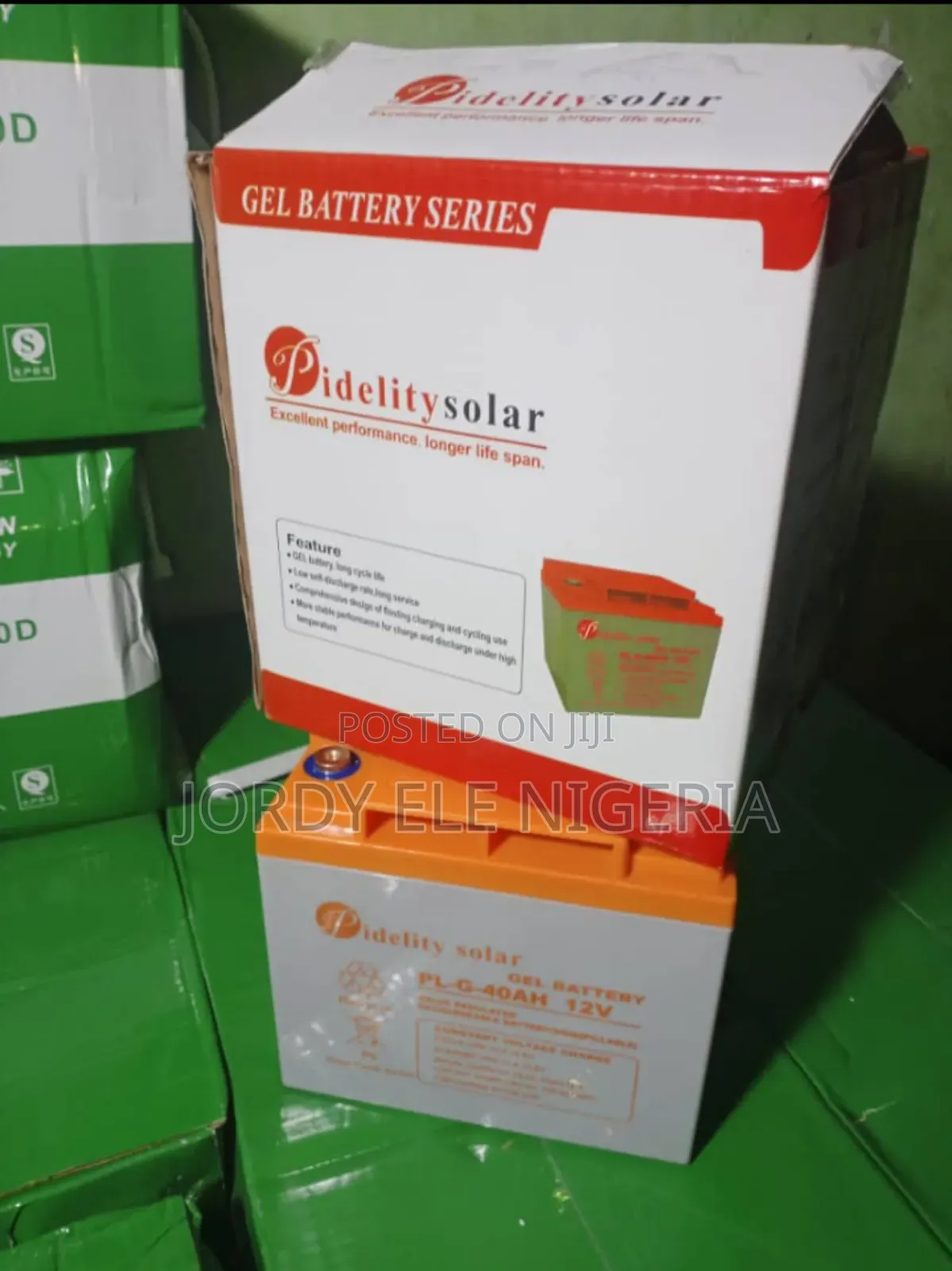 Pidelity 40a Solar Battery