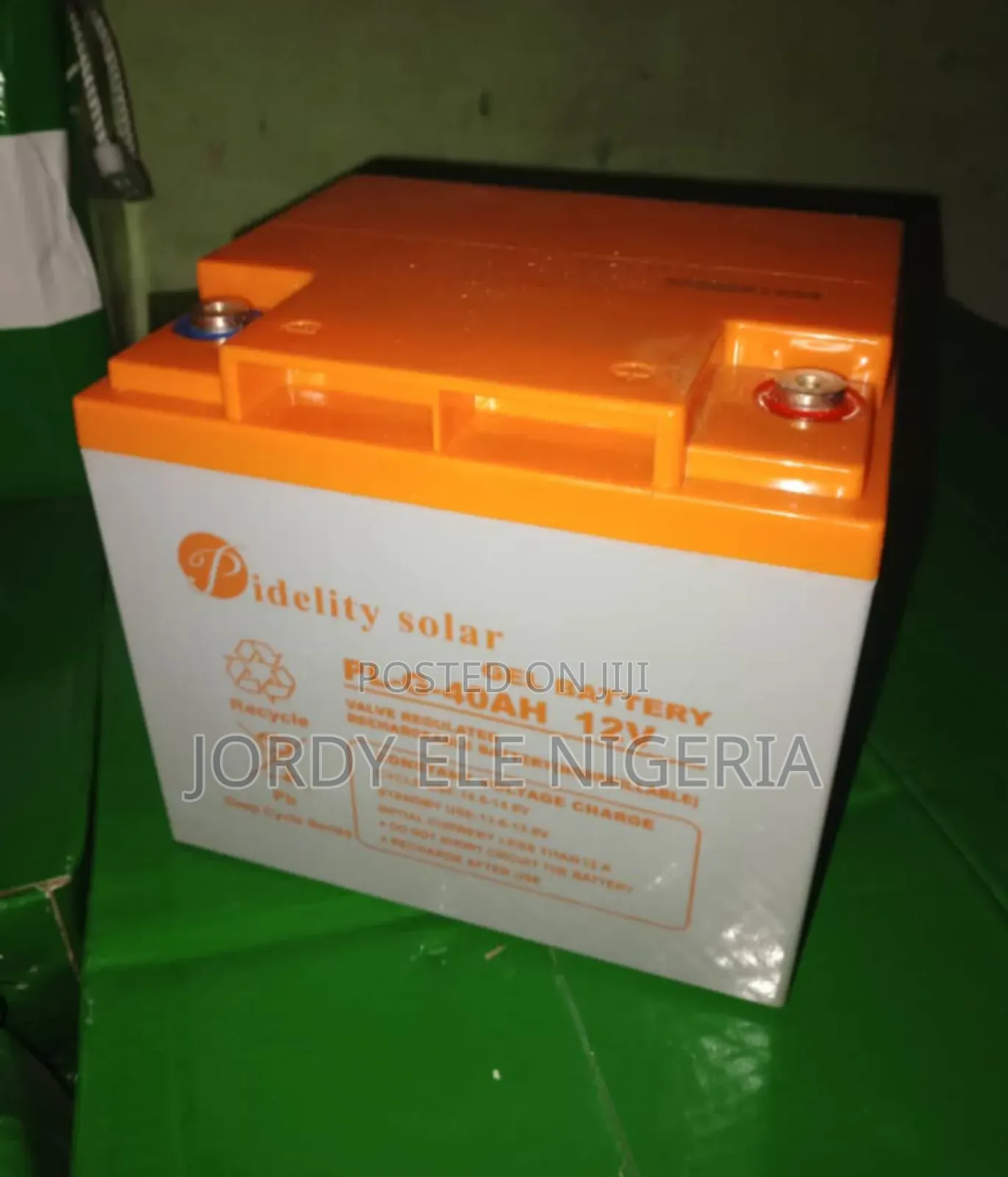 Pidelity 40a Solar Battery