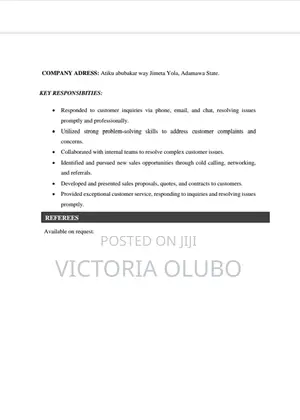 Customer Care Representative