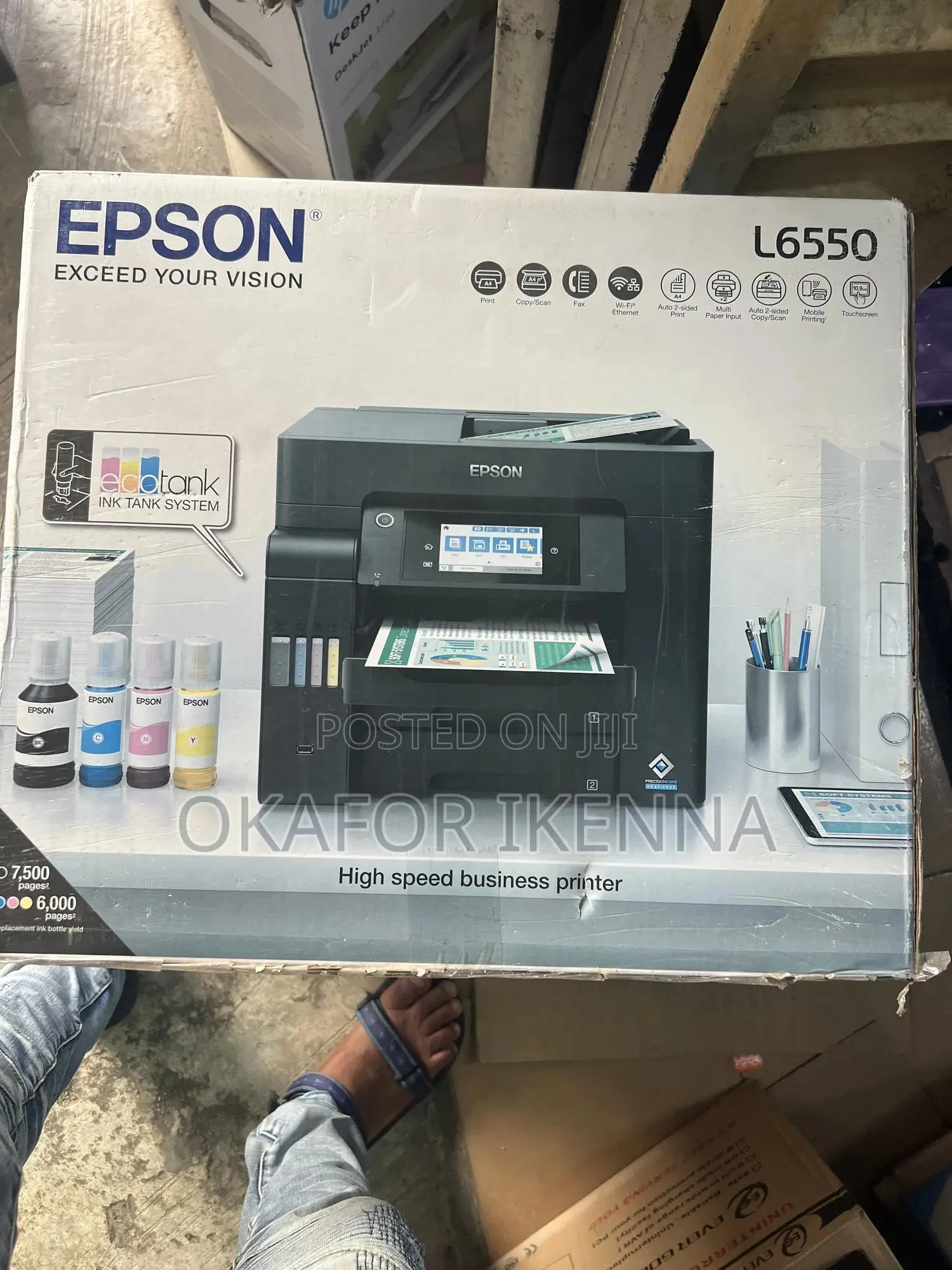 Epson L6550 Colored Ink Tank System Printer