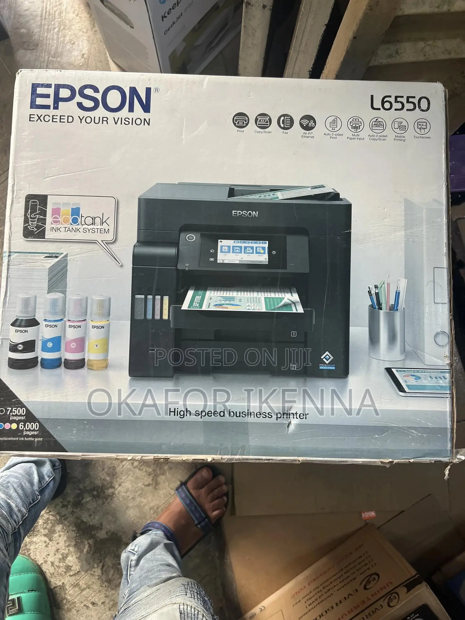 Epson L6550 Colored Ink Tank System Printer