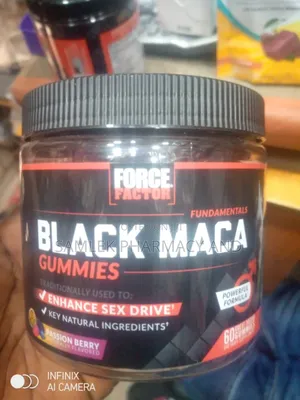 Photo - Force Factor Black Maca Gummies- To Enhance Vitality