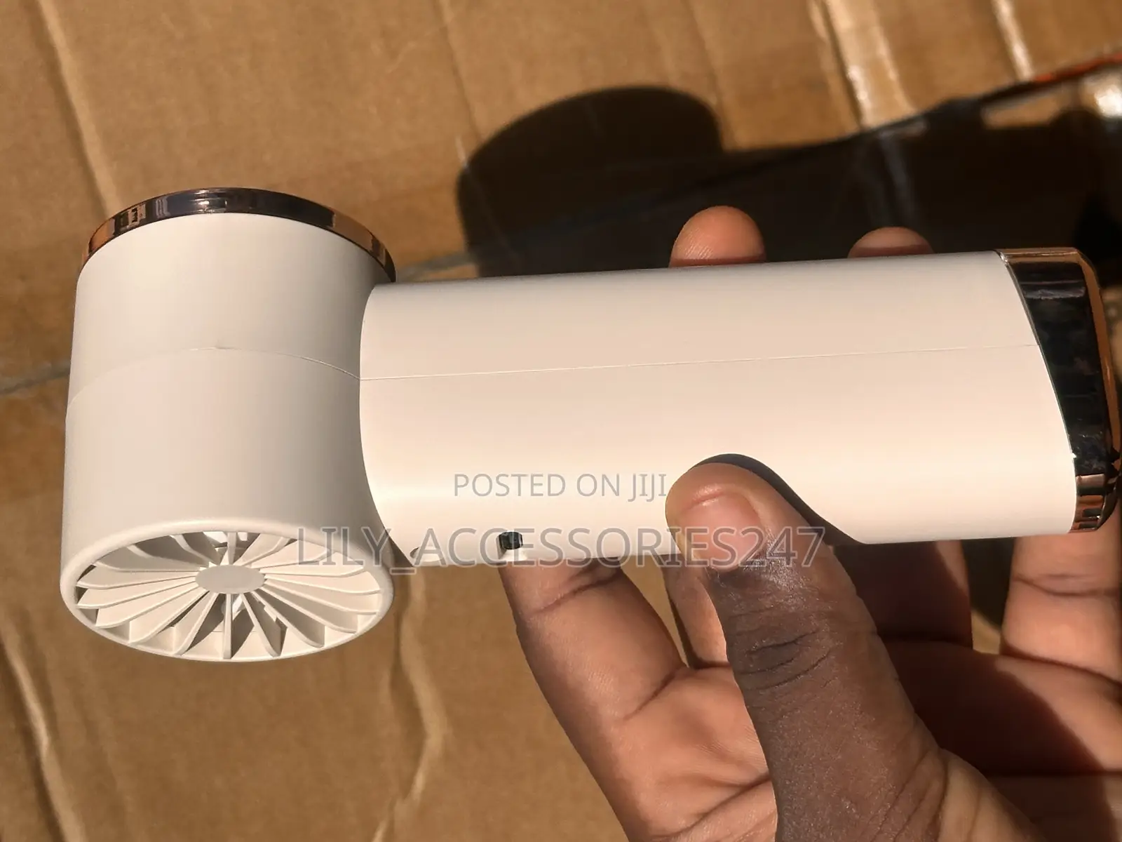 Turbo Fan Rechargeable Handheld Fan for Outdoor / Indoor Use
