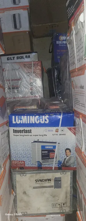 Luminous 220a Tubular Batteries, Reliable Storage Battery