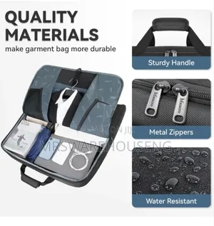 Garment Bag for Business Trips With Shoulder Strap