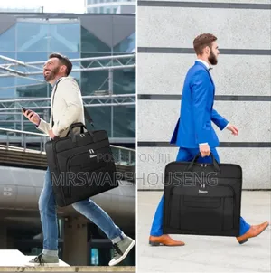 Garment Bag for Business Trips With Shoulder Strap