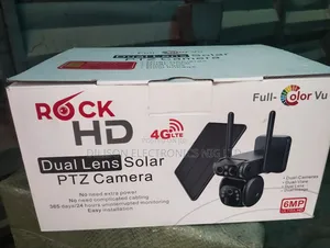 Rock Dual Lence PTZ Solar Camera 4glit