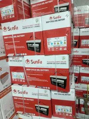 130ah 12v Sunfit Gel Batteries